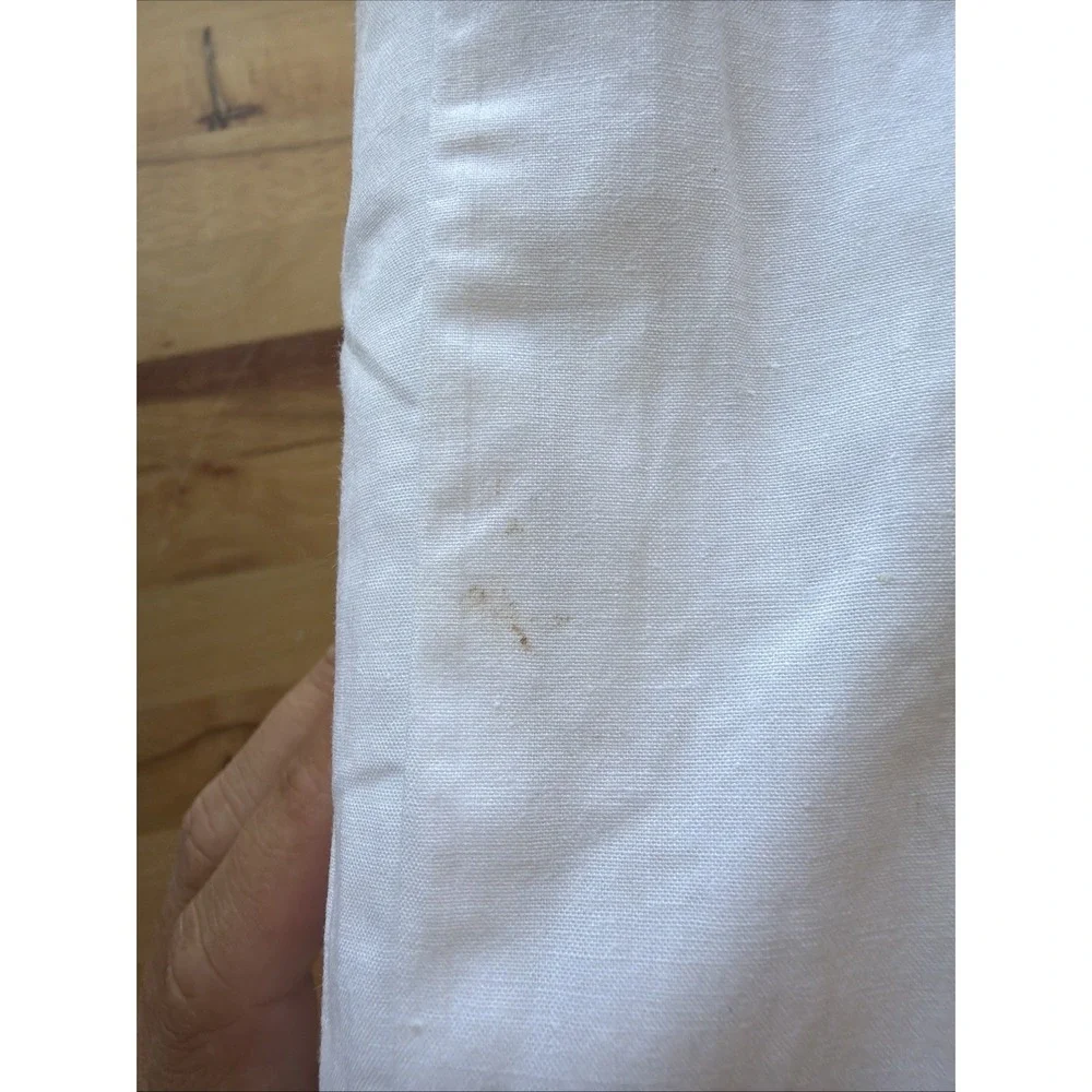 ELLA JAYNE Embroidered Cotton Percale Duvet Set Twin/TwinXL White 200TC